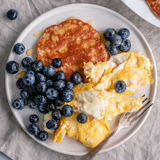 Better Breakfast with Paleo Pancakes & Eggs